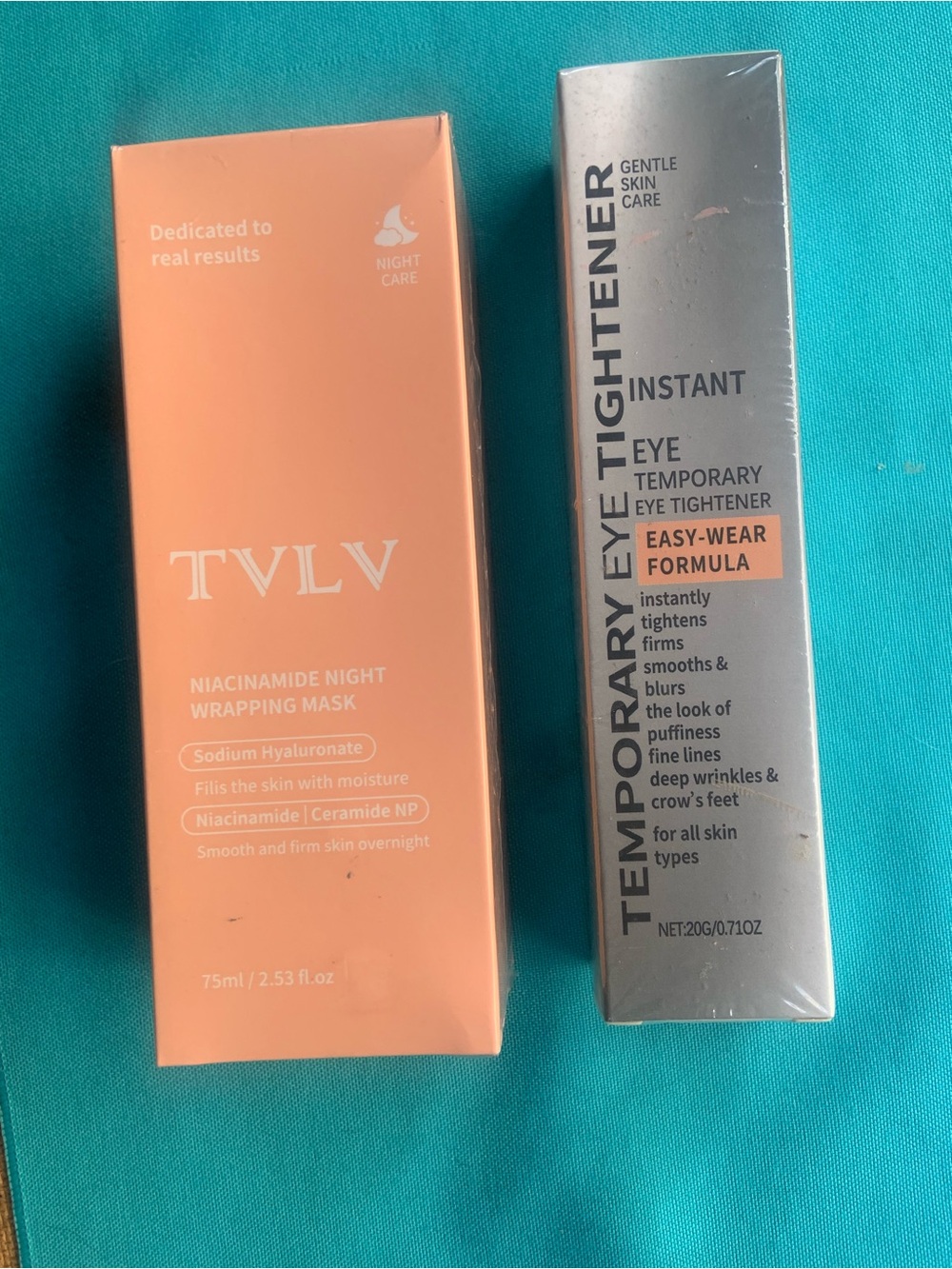 Niacinamide Night Wrapping Mask - Hydrating Night Treatment + Eye tightener